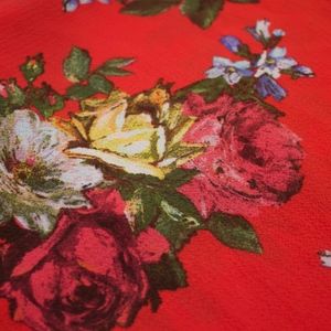 Strap Open Shoulder Floral Blouse